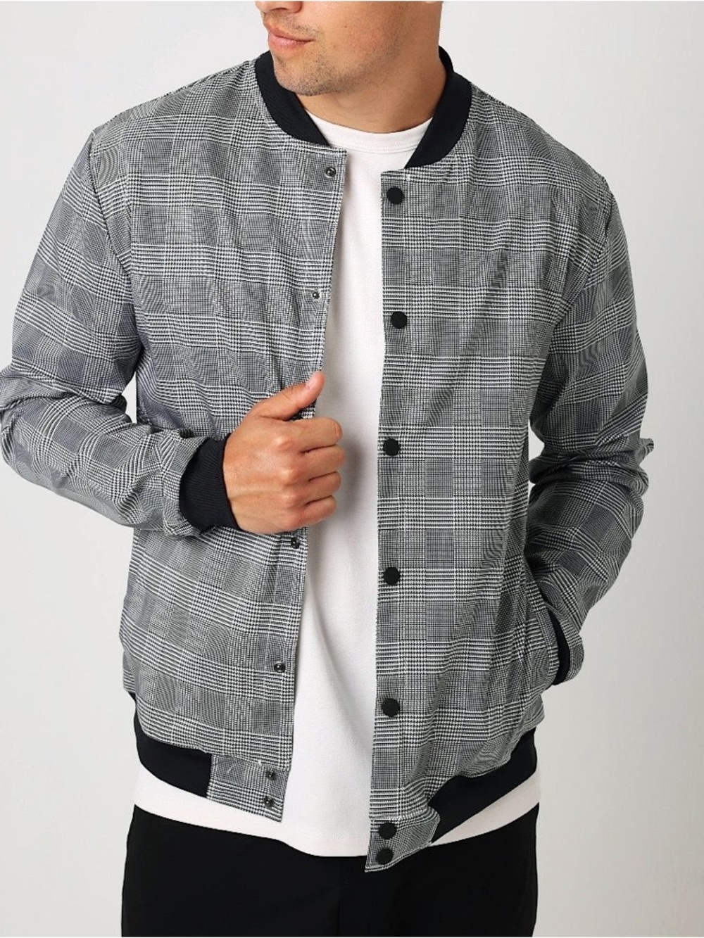 Claim Defame Gray Hyperlite Bomber London Jacket Mens Size L